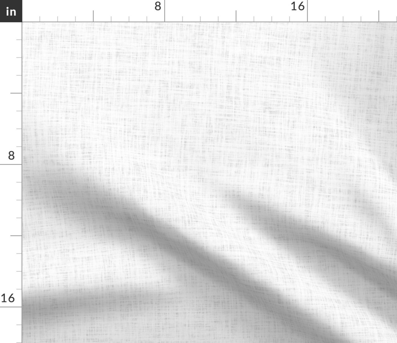 White Distressed Pale Gray Faux Woven Textured Look Minimal Custom Printed Fabric by Spoonflower Various Fabrics by the Yard or Fat Quarter
